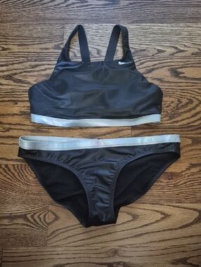 Nike Women's Flash Sport Bikini Set - Black Iridescent